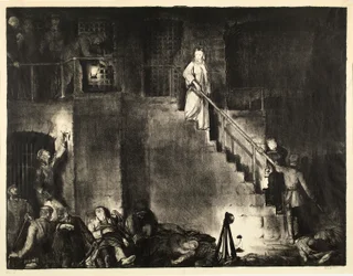 Die Ermordung Edith Cavells (aus der Serie "Krieg")