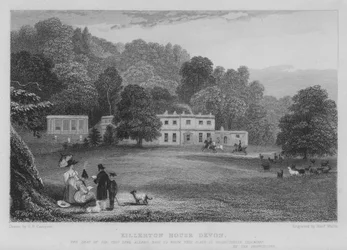Killerton House, Devon (Gravur)