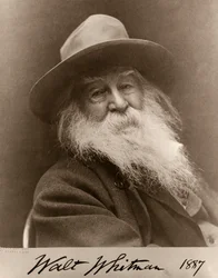 Porträt von Walt Whitman im Jahr 1887