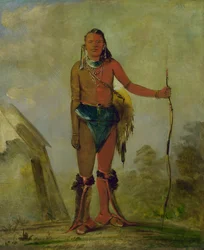 Aih-no-wa, Das Feuer, ein Medizinmann der Fox, 1835