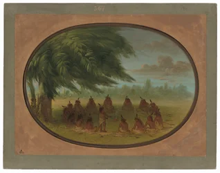 Ein Indianerrat - Sioux