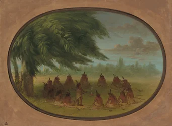 Ein Indianerrat - Sioux