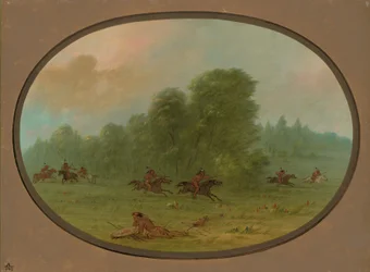 Schlacht zwischen den Jiccarilla Apachen und Comanchen, 1861-1869