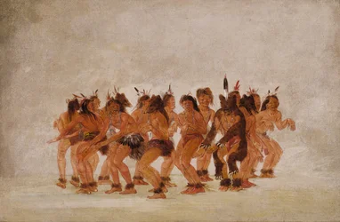 Bärentanz, Vorbereitung auf eine Bärenjagd, 1835-1837