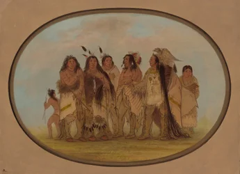 Hervorragende Crow-Indianer, 1861-1869