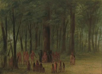 Beerdigung von Black Hawk - Saukie