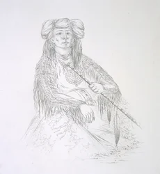 Ha-wan-je-tah (Das eine Horn) 1852
