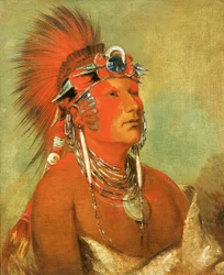 Jee-hé-o-hó-shah, Kann Nicht Umgeworfen Werden, ein Krieger