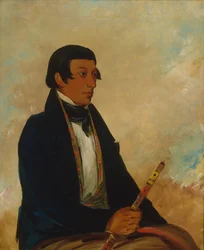 Kee-món-saw, Kleiner Häuptling, ein Häuptling, 1830
