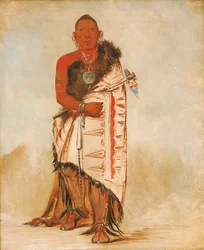 Ki-hó-go-waw-shú-shee, Tapferer Häuptling, Häuptling des Stammes
