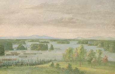 Schwanensee (Lac du Cygne), nahe dem Coteau des Prairies