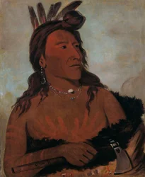 Mah-tó-che-ga, Kleiner Bär, ein Hunkpapa-Krieger