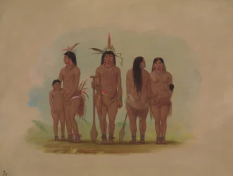 Mitglieder des Payaguas-Stammes, 1854-1869