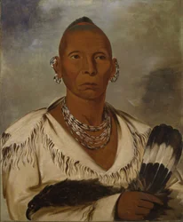 Múk-a-tah-mish-o-káh-kaik, Black Hawk, bedeutender Häuptling der Sac