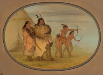 Ojibbeway-Indianer, 1861-1869