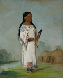 Seet-sé-be-a, Mittagssonne, ein hübsches Mädchen, 1832