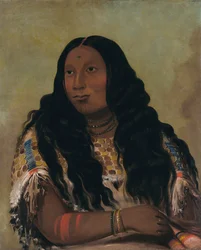 Tchón-su-móns-ka, Sand Bar, Frau des Händlers François Chardon