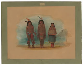 Drei Taruma-Indianer