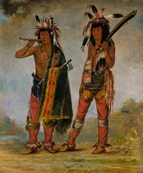 Zwei junge Männer, 1835 oder 1836