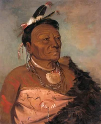 Wee-tá-ra-shá-ro, Häuptling des Stammes