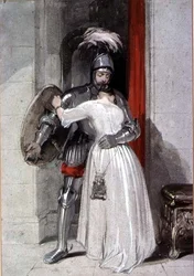 Dame und Ritter