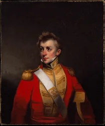 Ein nicht identifizierter Offizier der 13. Bombay Native Infantry, ca. 1824