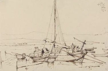 Chinesische Boote, 1834