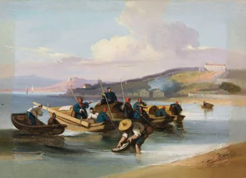 Chinesische Szene, Fischer