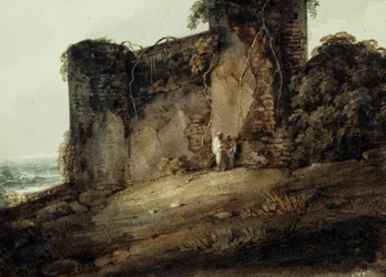 Landschaft mit Ruinen