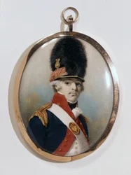 Miniatur des 1. Lord Bloomfield in Militäruniform