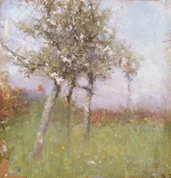 Apfelblüte, 1885
