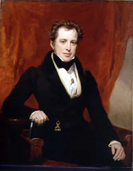 Porträt des Schauspielers Mr. Harley, berühmt für seine Darstellung des 