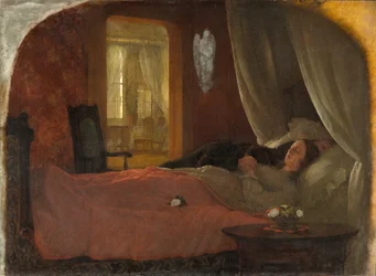Der letzte Schlaf, ca. 1858