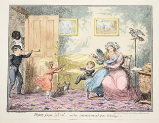 Nach der Schule oder der Beginn der Ferien, veröffentlicht 1835
