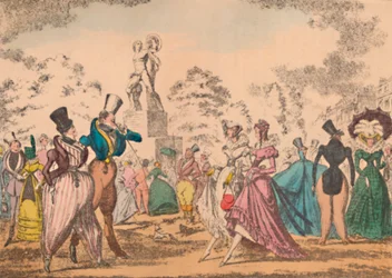 Hyde Park Corner im Jahr 1822, ca. 1870