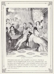 Illustration für Das Buch des Junggesellen, oder Der Fortschritt von Mr. Lambkin (Gent) (Gravur)