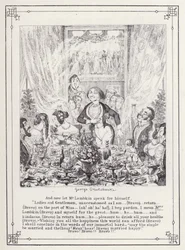 Illustration für Das Buch des Junggesellen oder Der Fortschritt von Mr. Lambkin (Gent)