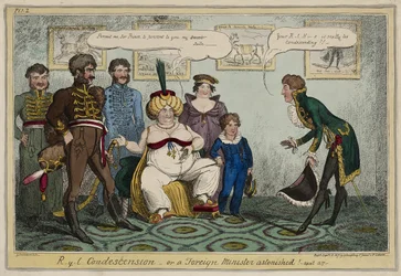 Königliche Herablassung oder ein ausländischer Minister erstaunt! - April 1817 -, 15. September