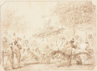 Spaziergang im Hyde Park [verso]