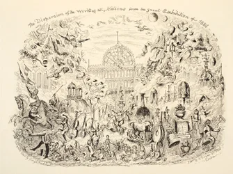 Die Verteilung der Werke aller Nationen von der Weltausstellung von 1851, veröffentlicht 1851