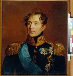 Porträt des Generals Graf Mikhail Miloradovich