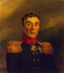 Porträt von Alexey Arakcheyev, 1824