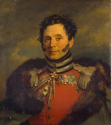 Porträt von General Nikolai Iwanowitsch Depreradovich, vor 1825