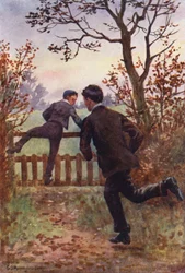 Eine Abkürzung durch die Felder