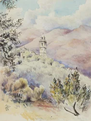 Kirche von San Donato, Varezzo, in der Nähe von San Remo, 11. Februar 1878
