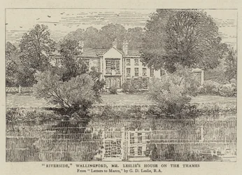Am Flussufer, Wallingford, Herr Leslies Haus an der Themse