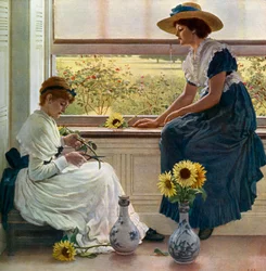 Sonnen- und Mondblumen, 1890, 1912