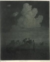 Superstition Mountain, Apache Trail, Arizona, rechts [Nr. 2]