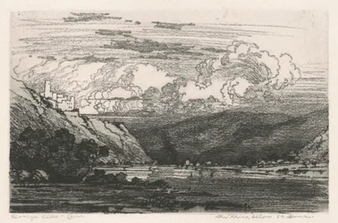 Der Rhein, unterhalb von St. Goar