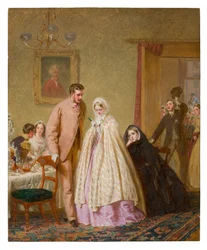 Das Hochzeitsfrühstück, 1862